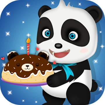 Happy Birthday Party With Baby Panda