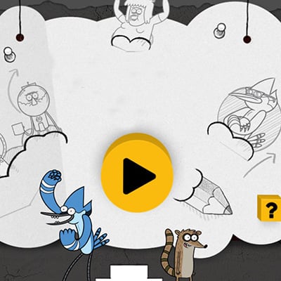 Regular Show storyboard game