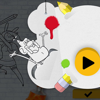 Adventure Time colour in game